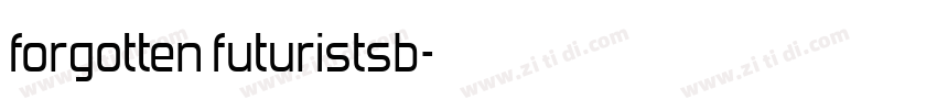forgotten futuristsb字体转换